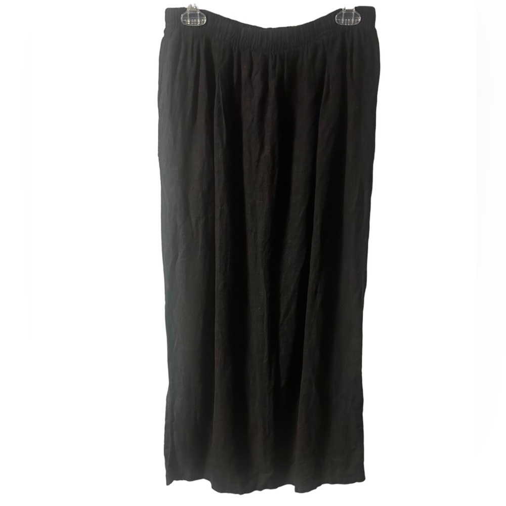 Marc ware linen skirt with pockets back slit size M GUC